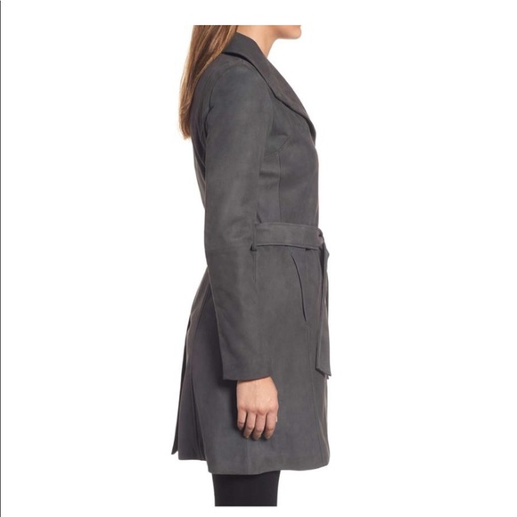 Elie Tahari leather coat NWT - Picture 4 of 8